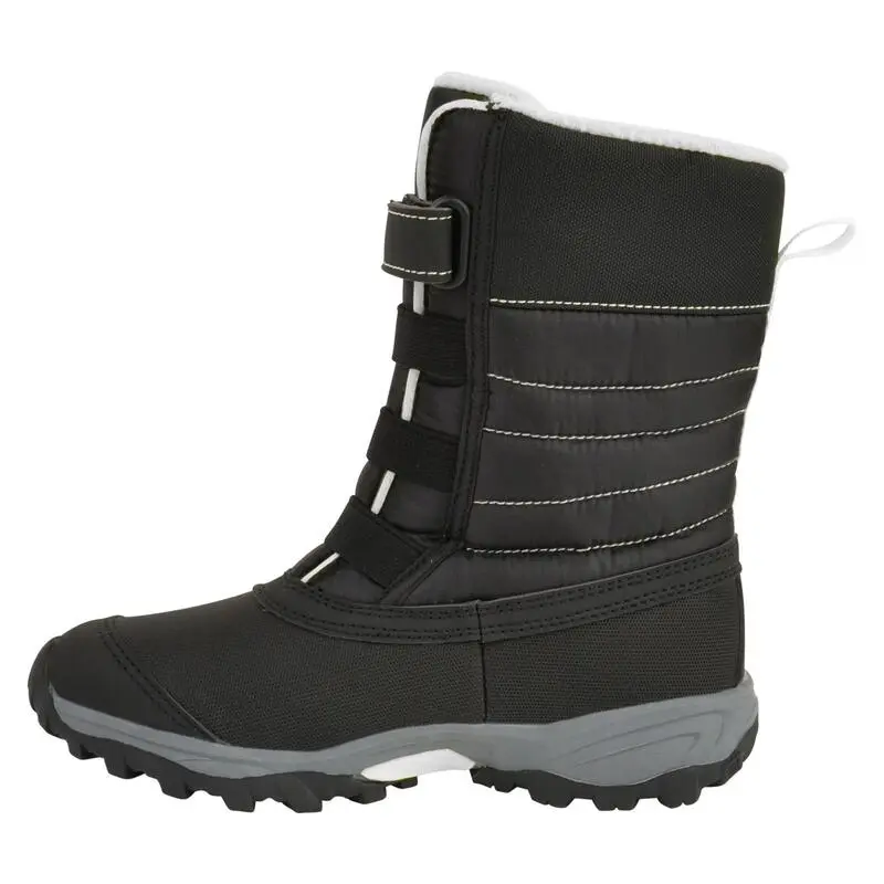 Dare 2b Botas De Esquí / Botas De Nieve Skiway II Adhesivo Para Niños/Niñas Negro, - Imagen 2