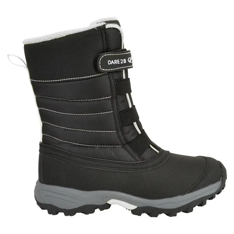 Dare 2b Botas De Esquí / Botas De Nieve Skiway II Adhesivo Para Niños/Niñas Negro, - Imagen 3