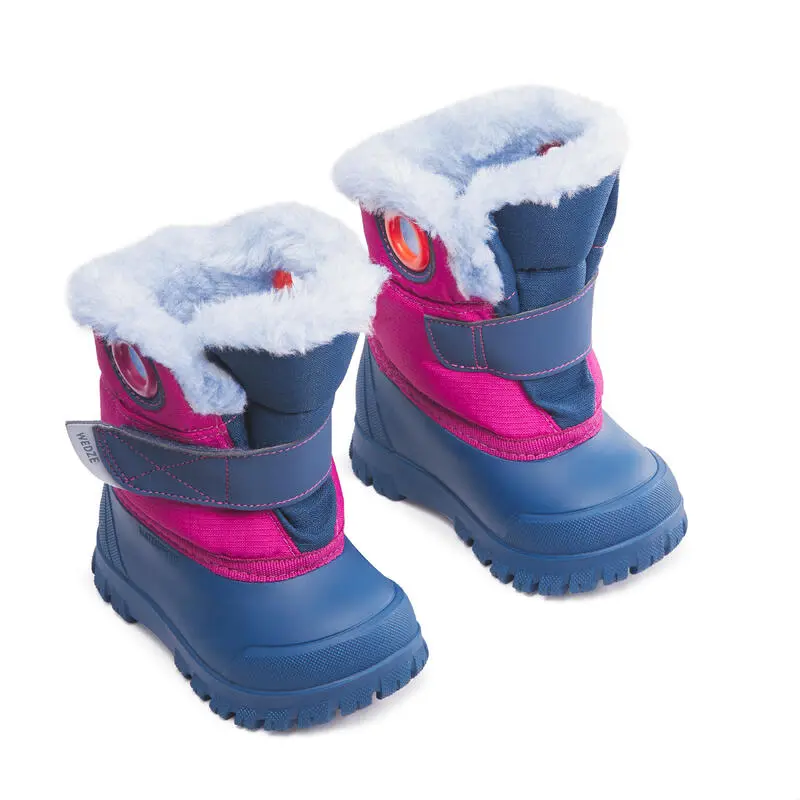WEDZE Botas Nieve Y Apreski Impermeables Bebé X-Warm Rosa - Imagen 2