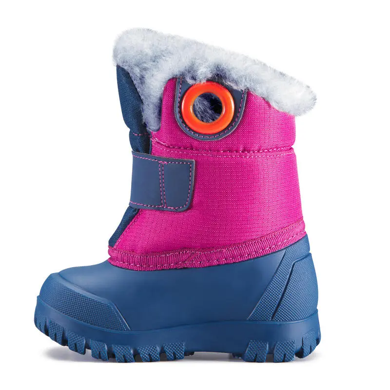 WEDZE Botas Nieve Y Apreski Impermeables Bebé X-Warm Rosa - Imagen 3