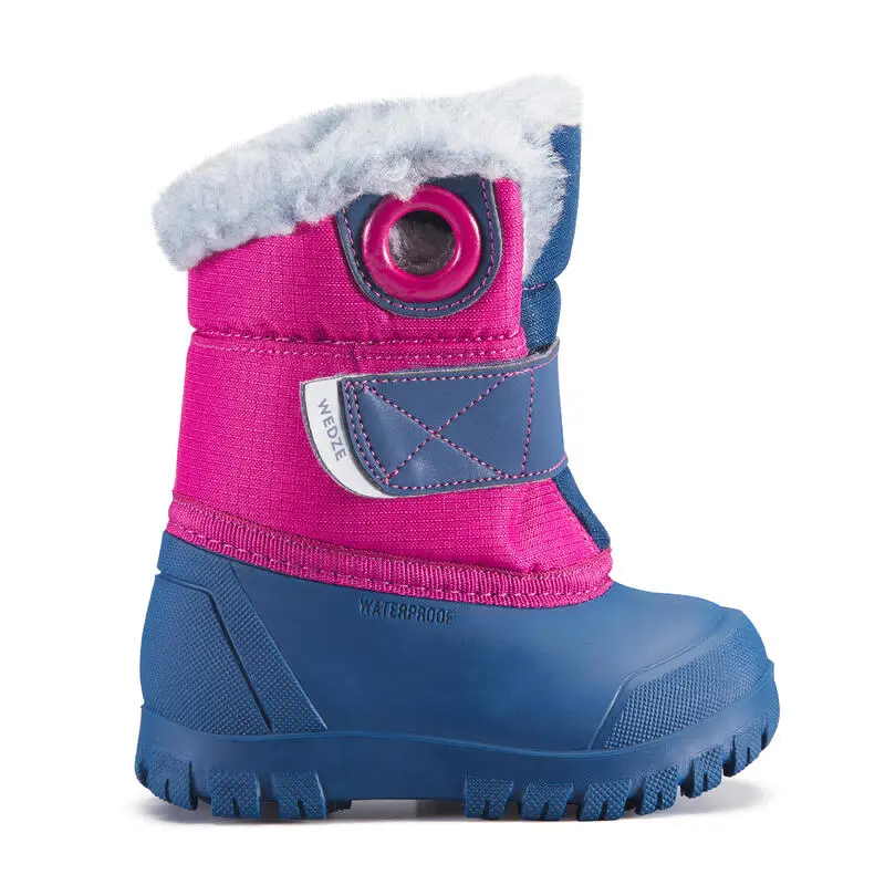 WEDZE Botas Nieve Y Apreski Impermeables Bebé X-Warm Rosa - Imagen 4