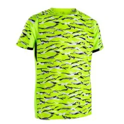 Camiseta De Fútbol Manga Corta Niños Kipsta Viralto Amarilla