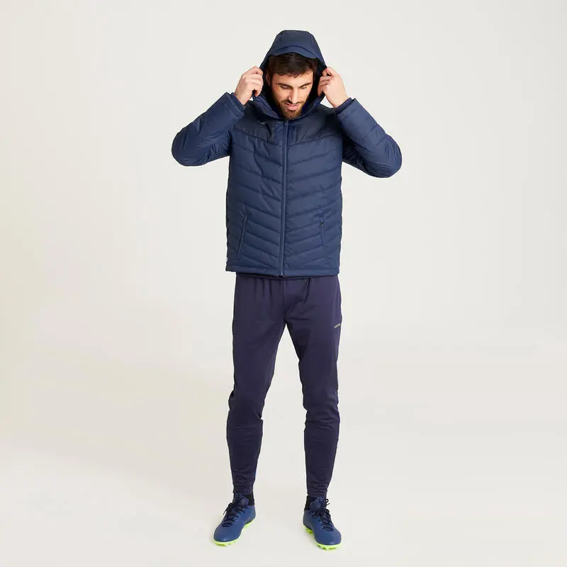 Kipsta CHAQUETA CORTA DE FĂTBOL SR AZUL MARINO - Imagen 3