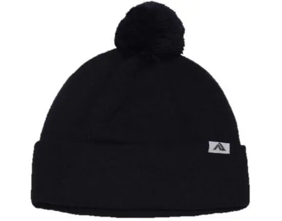 PACIFIC Gorro - 641K Pom-Pom Cuff Beanie (Negro) - Imagen 5