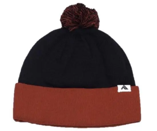 PACIFIC Gorro - 641K Pom-Pom Cuff Beanie (Negro) - Imagen 2
