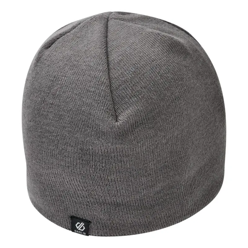 Dare 2b Gorro Beanie Rethink Bordado Para Hombre Gris Aluminio - Imagen 2