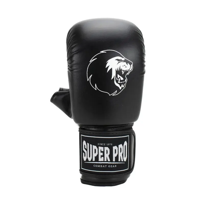 Super Pro Combat Gear Guantes De Boxeo Para Saco De Boxeo - Victor - En Blanco Y Negro - Imagen 2