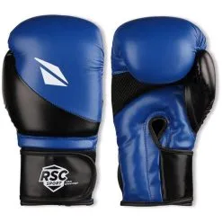 INDIGO SPORTS Guantes De Boxeo PU FLEX RSC 12oz Azul- Negro