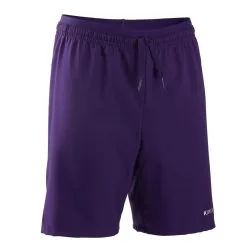 Pantalón Corto Fútbol Niños Kipsta F500 Violeta