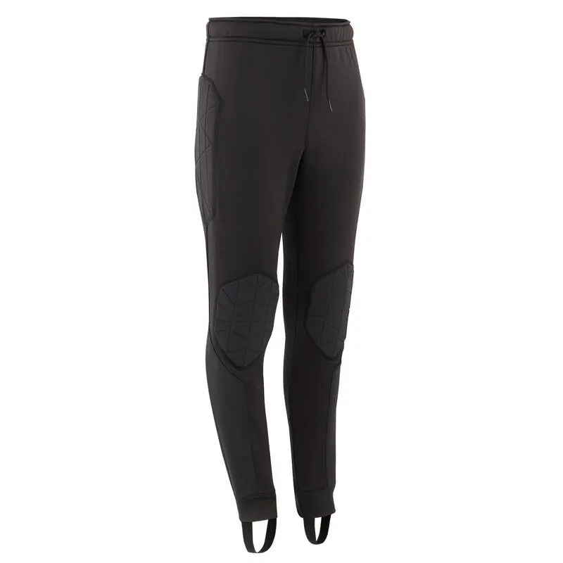 Pantalón De Portero De Fútbol Niños Kipsta F100 Negro - Imagen 3