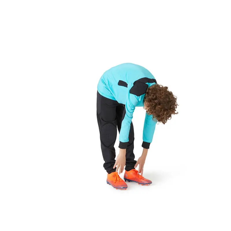 Pantalón De Portero De Fútbol Niños Kipsta F100 Negro - Imagen 4