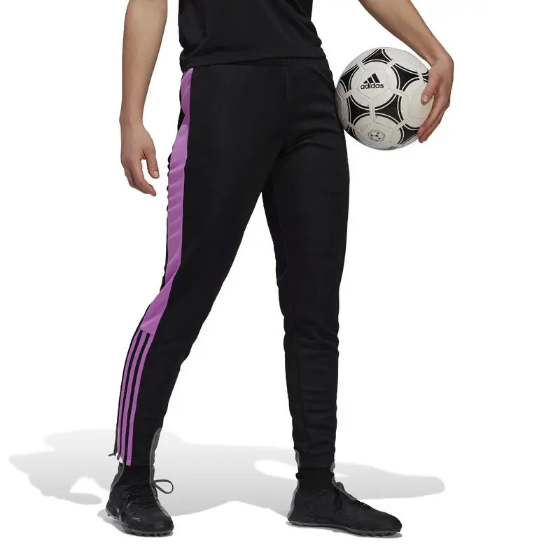 Pantalón Entrenamiento De Fútbol Adulto Adidas Tiro Negro 2022 - Imagen 4