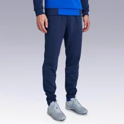 Pantalón Entrenamiento Fútbol Adulto Kipsta T100 Azul Marino