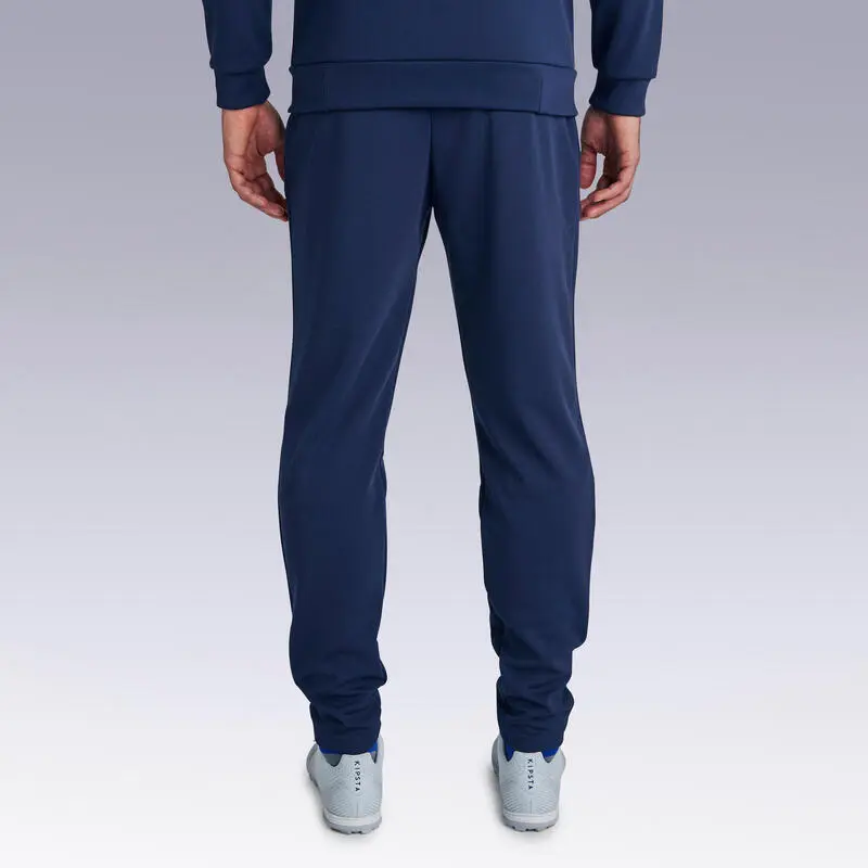 Pantalón Entrenamiento Fútbol Adulto Kipsta T100 Azul Marino - Imagen 4