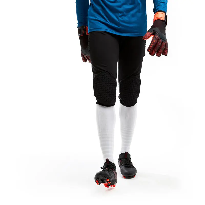 Kipsta Pantalón Pirata De Portero De Fútbol F500 Negro - Imagen 2