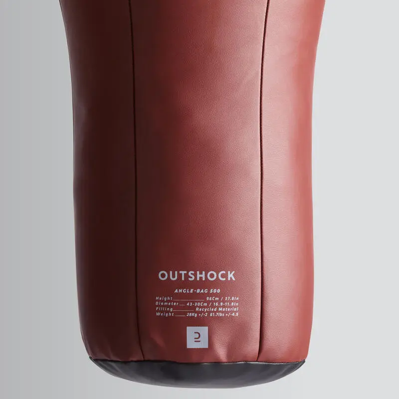 Saco De Boxeo Outshock 500 ángulo Burdeos - Imagen 3