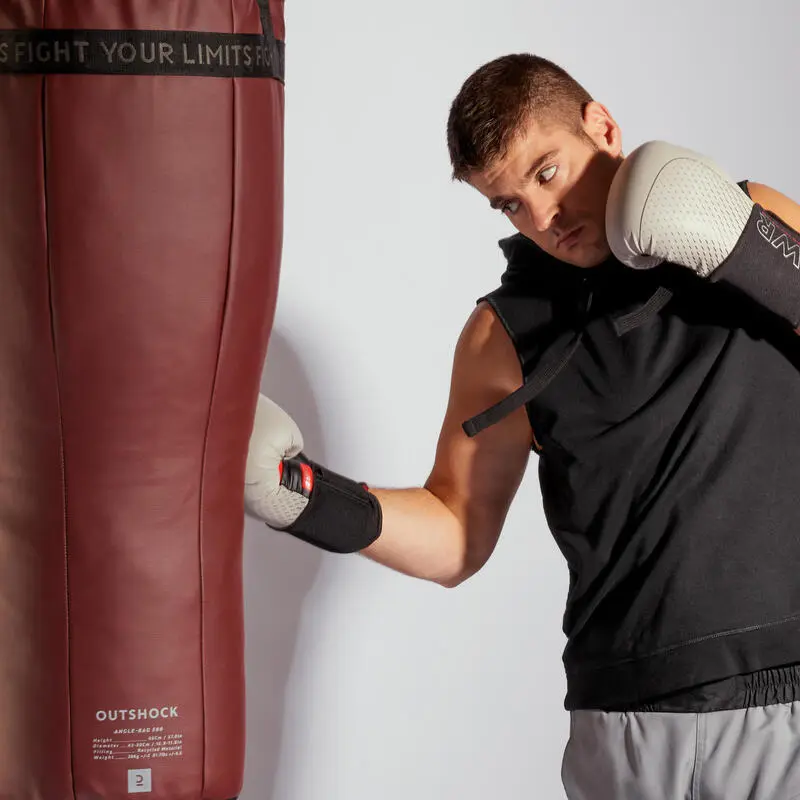 Saco De Boxeo Outshock 500 ángulo Burdeos - Imagen 5