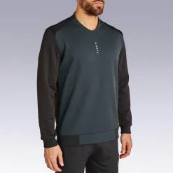 Sudadera Fútbol Kipsta T100 Adulto Negro