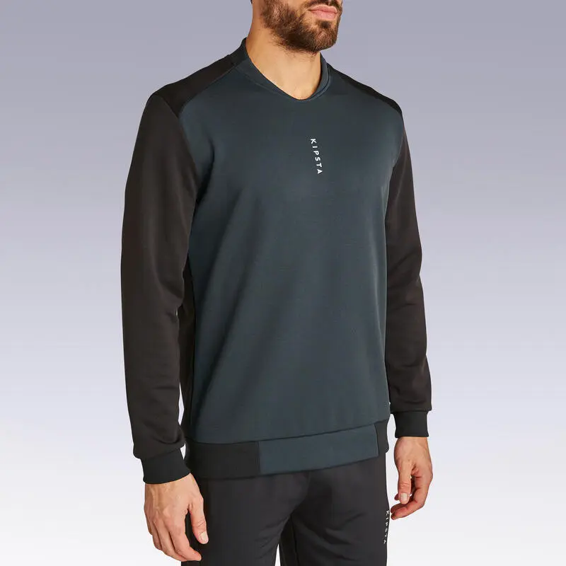 Sudadera FĂștbol Kipsta T100 Adulto Negro