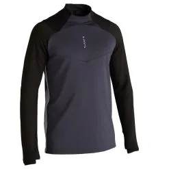 Sudadera Fútbol Kipsta T500 Adulto Negro Carbono