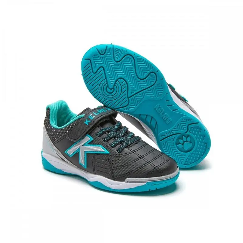 Zapatillas De Niño Kelme Goleiro Kids Elastic Unisex Kids Turquesa - Imagen 3